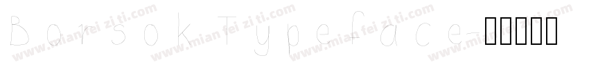 Borsok Typeface字体转换